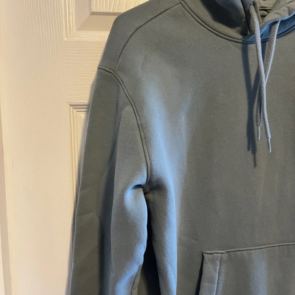 Hollister Sweatshirt Small Bird Icon Teal Green Activewear Casual Gym Lounge - Picture 5 of 8